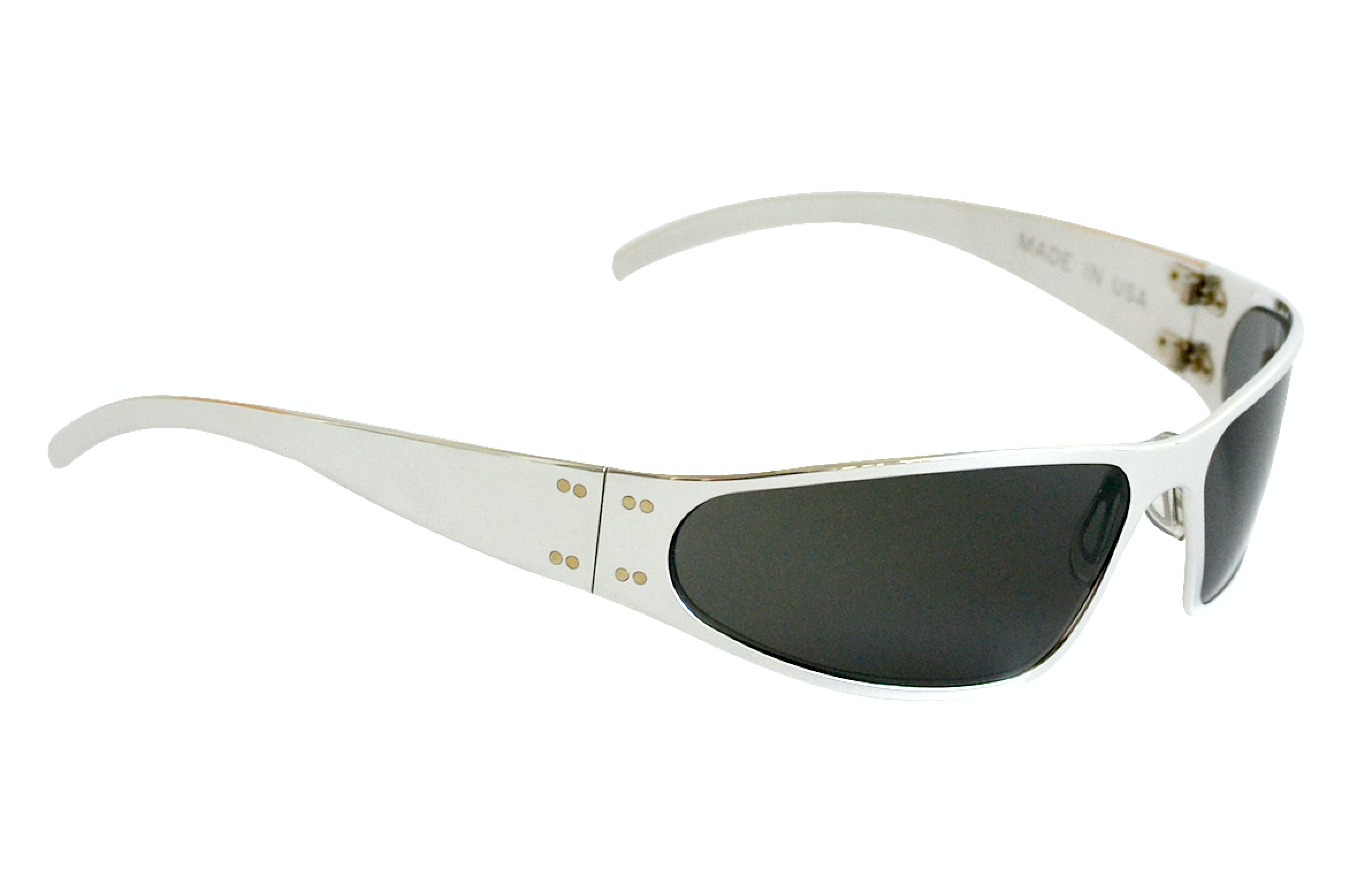 Engravable Wraptor Polished Frame / Grey Lenses – Gatorz Eyewear